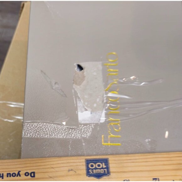 Franco Sarto Women's Wedge Pump -Cool Taupe Leather - Size 5M - Picture 7 of 7